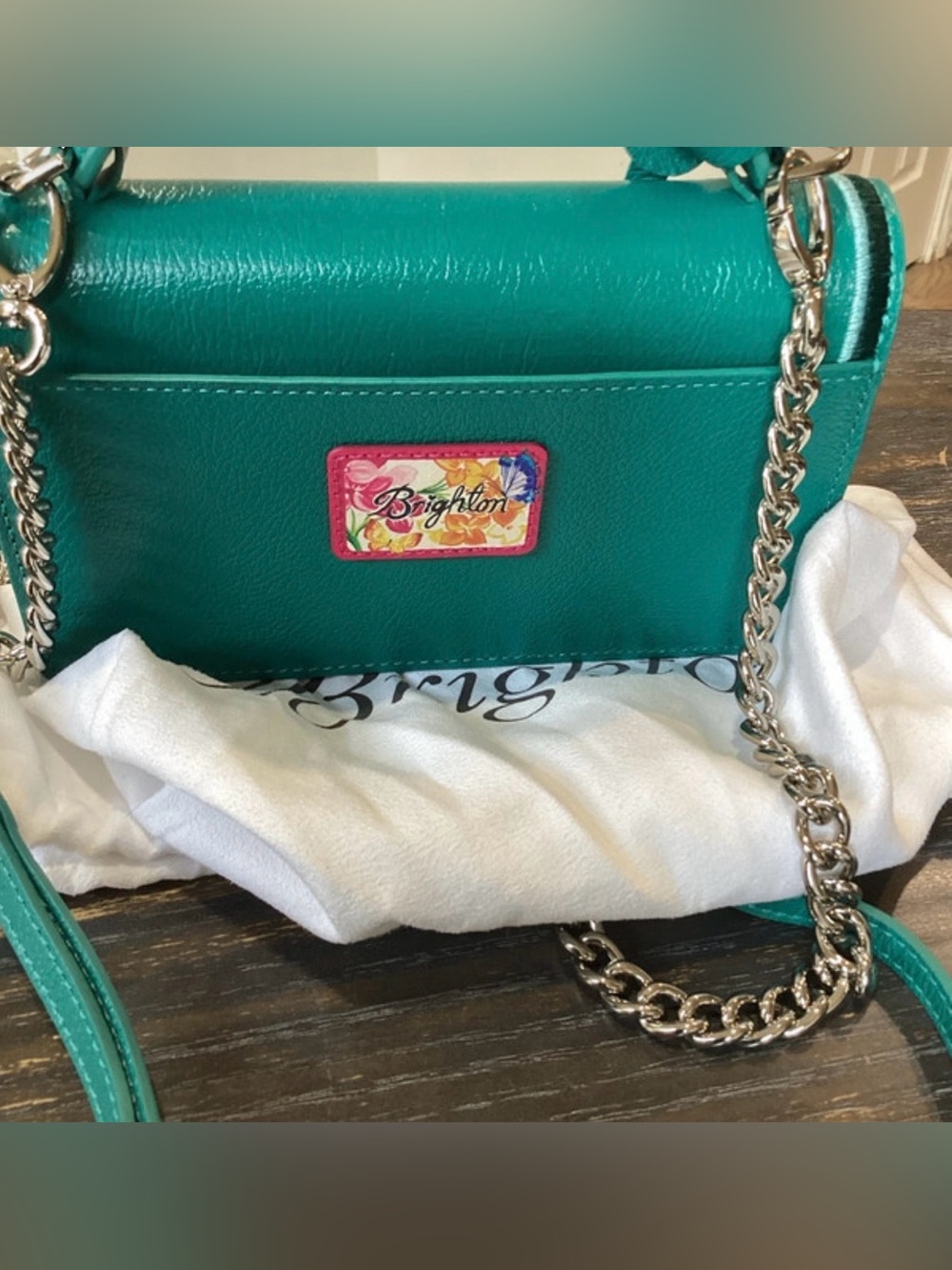 Brighton Celine Flap Bag NWT with Brighton Dust Bag MSRP: $295 - Picture 2 of 9